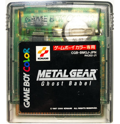 Metal Gear Ghost Babel Japones Nintendo Game Boy Color & Gba