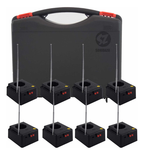 Detonador 8 Chisperos Pirotecnia Inalámbrico Largo Alcance