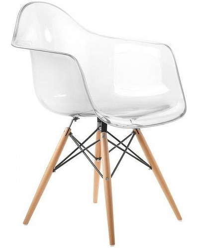 Sitial Butaca Eames Transparente 