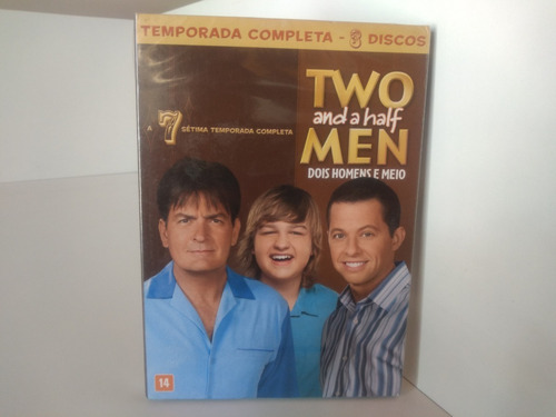 Imagem 1 de 3 de Box Dvd 2 Homens E Meio 7a Temp. Novo Lacrado De Fábrica