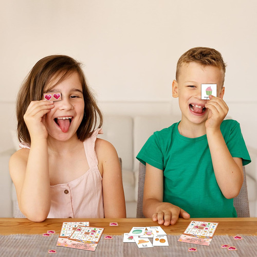 Tarjetas De Bingo De La Fiesta De Té 5x7 (24 Tipos), Favores