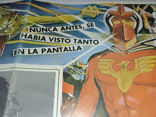 Póster Capitán Futuro. Mazinger Z. Antiguo De Colección!. (Usado)