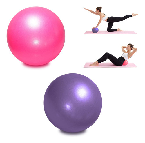 Topbine Bola De Pilates De Ejercicio De 9 Pulgadas, (2 Pieza