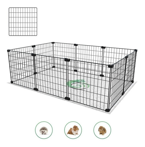 Cercado Pet Porquinho Coelho Cachorro  60x90 Malha 2,5cm