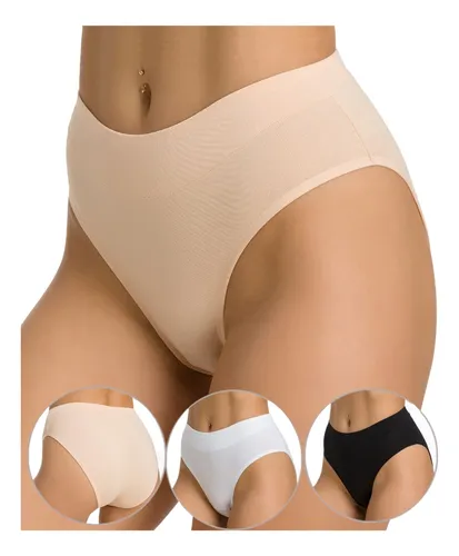 comprar Kit 6 Calcinha Corte Laser Cos Alto Modeladora Anti Culote