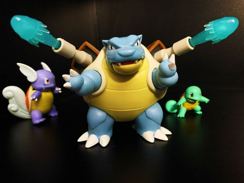 Lote Pokémon Jazwares Tomy Squirtle Wartortle Blastoise (Usado)