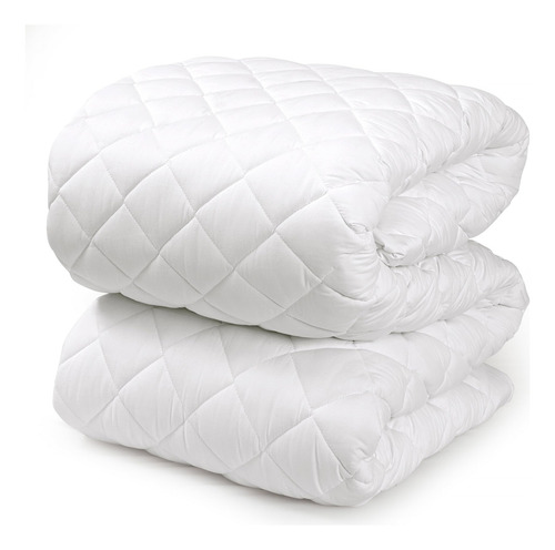 Cubrecolchón Tamaño Queen Protector Acolchado Suave Ajustabl