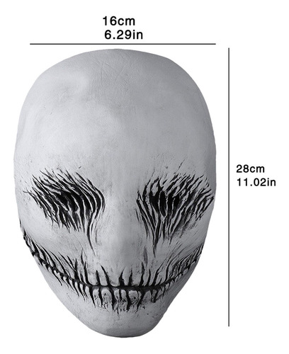Cubierta Facial Con Calavera Y Esqueleto Aterrador Cubierta