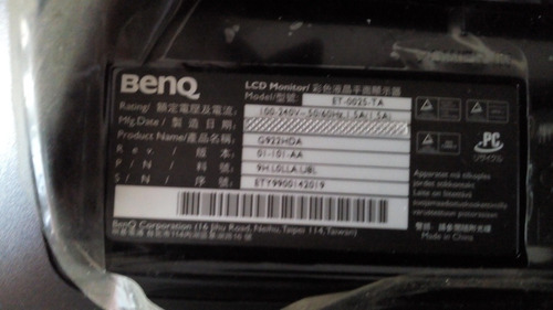 Imagen 5 de 5 de Monitor Pc 17 Benq