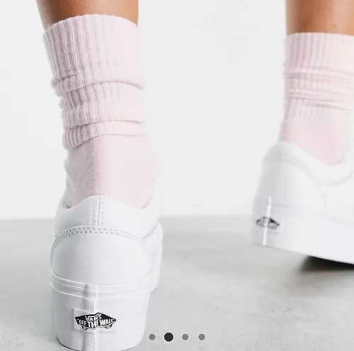 Zapatilla Vans Old Skool Blancas Mujeres MercadoLibre