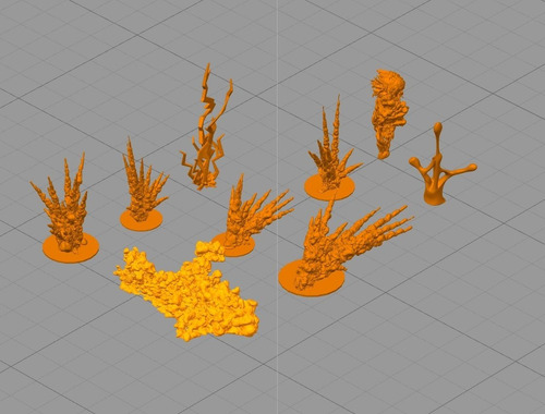 Efectos Visuales Especiales Fx Guerra - Archivos Stl - 3d