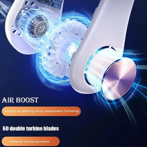 Ventilador De Cuello Halter Ventilador Sin Aspas Mini Usb