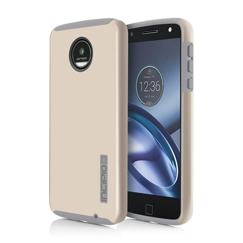 Estuche Original Incipio Dualpro Motorola Moto Z Play Dorado