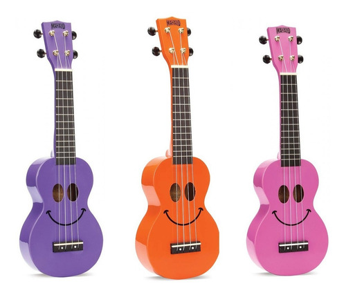 Imagen 4 de 7 de Ukelele Electroacustico Mahalo Smile Soprano + Funda + Pua