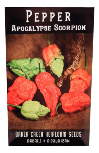 Baker Creek Heirloom Seeds Pepper Apocalypse Scorpion 25 Sem