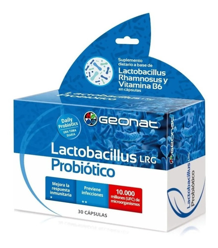 Lactobacillus Rgg. Probioticos Regulador Intestinal X 30 Cmp