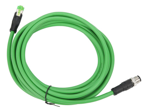 Cable Ethernet Industrial Rj45-m12 Codigo D, 5m, Sensopart