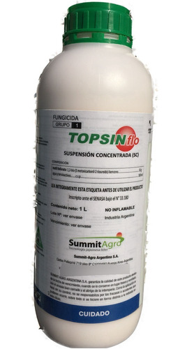 Fungicida  Topsin Flo  Metil-tiofanato 50% X 1 Lt.