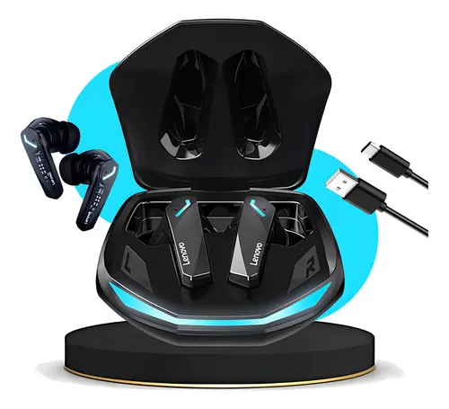 Fone Bluetooth Lenovo LivePods Gm2 Pro Gamer Preto