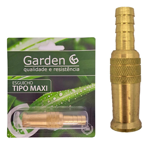 Esguicho Bico Reto Garden Latao Maxi 1/2  - 11740e