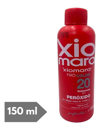  Decolorante Peróxido Xiomara 150ml Elige Vol. 20, 30 Ó 40. Tono 2/0