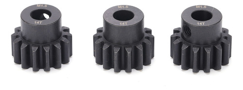 Engranaje De Acero Con Eje De 8 Mm, 3 Piezas, Motor De Piñón