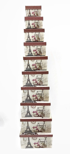 Set Cajas Decorativas Organizador Diseños Varios Sheshu Home