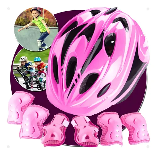 Kit Protecao Infantil Monster Capacete Cotoveleira Joelheira