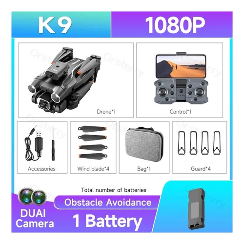 K9 Drone 4k Eis Cámara Ultra Hd, Evitación De Obstáculos