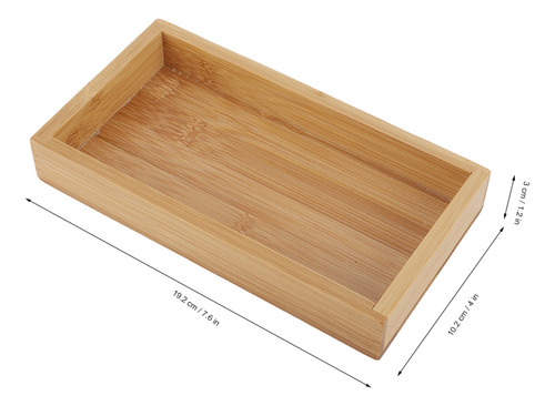 Bandeja Rectangular De Estilo Japonés Para Servir Té Con Fru
