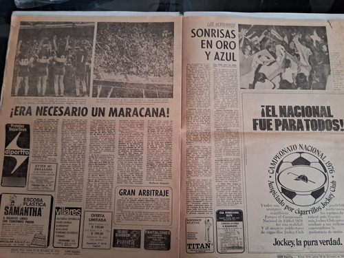 Clarin Extra Boca Campeón Nacional 1976 (Usado)