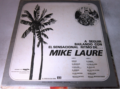Mike Laure - A Seguir Bailando Con El Sensacional Ritmo Lp