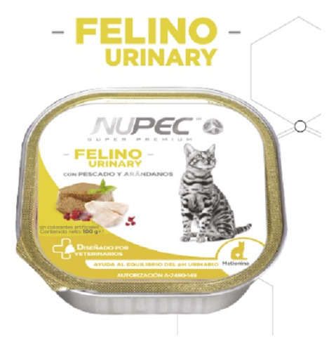 Nupec Felino Urinary Alimento Húmedo 16 Latas (pack)