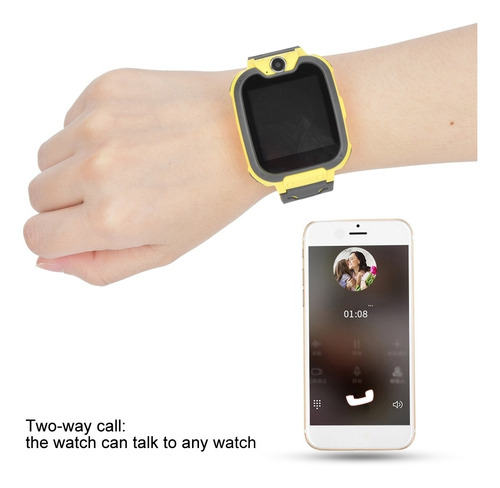 Imagen 5 de 9 de Reloj De Teléfono Inteligente Para Niños Con Juego De Cám