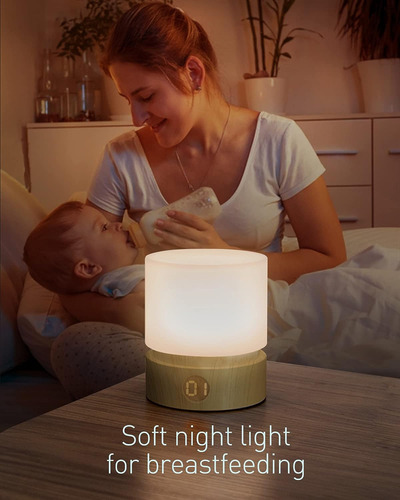 Luz Nocturna Con Temporizador,lámpara De Noche Led Regulable