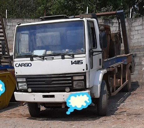 Ford Cargo 1415 Toco Polly Guindaste Duplo Ano 1997