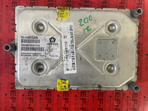 Pcm Computadora Chrysler 200 11-12 2.4l P05150655aa (Usado)