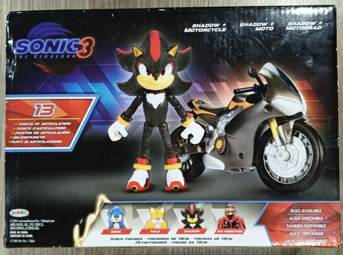 Shadow Y Motocicleta Sonic 3 Original (Usado)