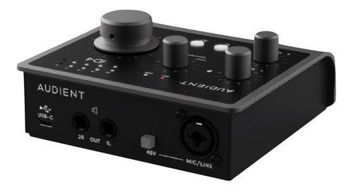 Interfaz Audio Audient Id4 Mkii 2 Entradas Original Gris Oscuro