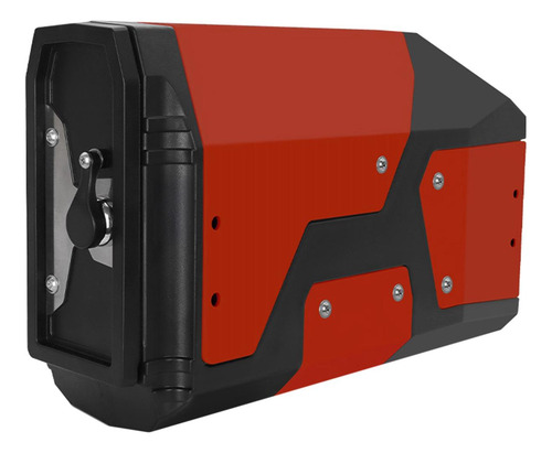 Caja De Herramientas Para Motocicleta, Duradera, Rojo