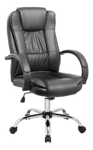 Sillón Ejecutivo Pc Oficina Gerencial Escritorio Color Negro