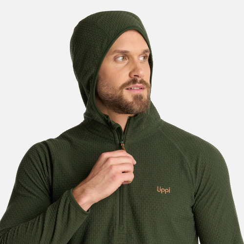 Polerón Hombre Jacaranda Nano-f 14 Zip Hoody Verde Lippi I25