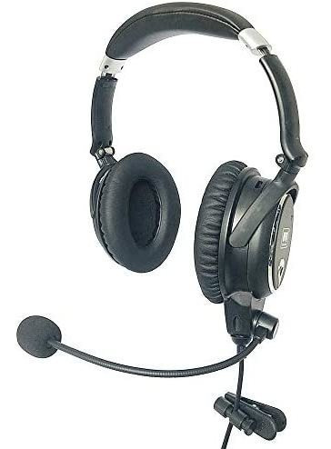 Headset Ufq A7 Anr De Aviación Cancelación De Ruido -negro