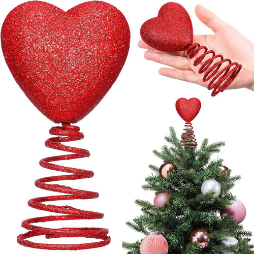 Dia Dos Namorados Coração Árvore Topper Árvore De Natal