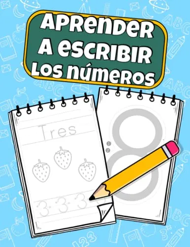 comprar Libro Para Aprender A Escribir Los Numeros: Cuaderno Para Ap