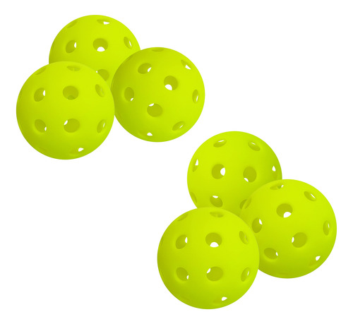 Pickleballs, 6 Paquetes De Bolas De Pickleball Con 40 Agujer