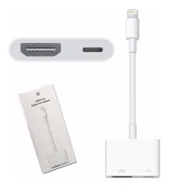 Comprar Adaptador USB Apple Lightning Hdmi para iPhone 5, 6, 7, 8 x 11, iPad, color blanco