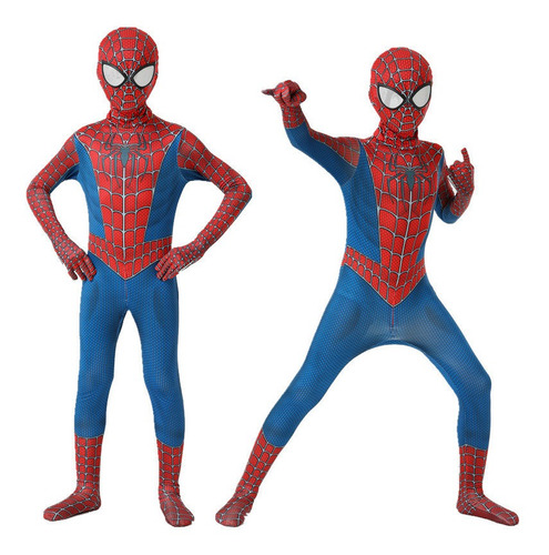 Traje De Cosplay Spiderman Mono De Superhéroe Para Niños
