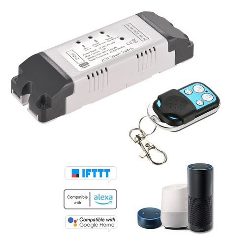 Imagen 2 de 9 de Tuya 2ch Dc5v/7-32v Wifi Interruptor Inalámbrico Relé Módulo