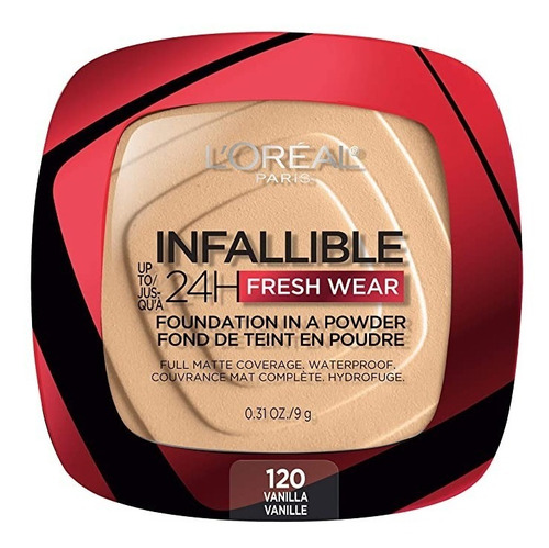 Base En Polvo L'oréal Paris Infaillible 24hs Fresh Wear Tono Vainilla